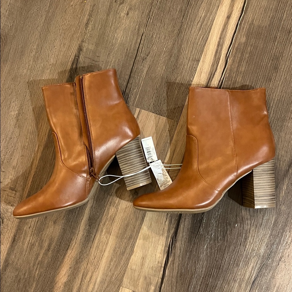 Old Navy Brown Heeled Ankle Boots